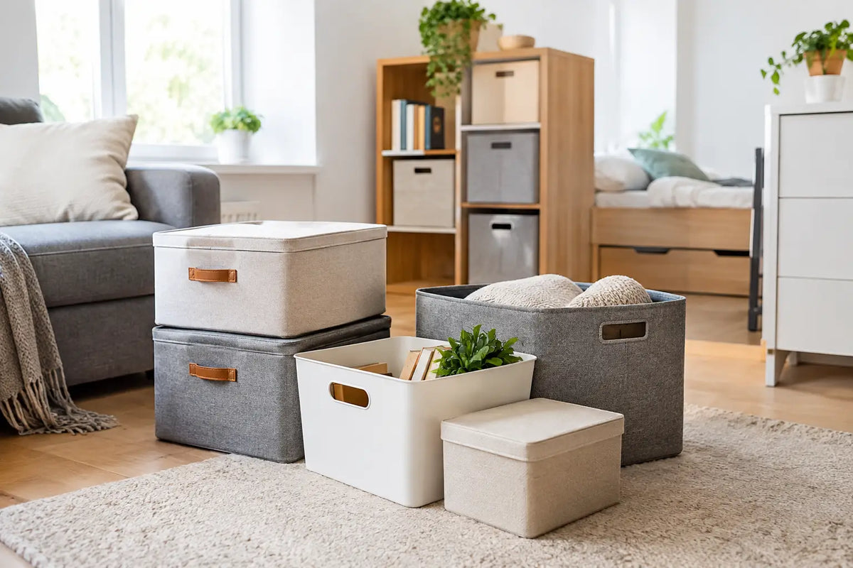Welche Aufbewahrungsboxen für kleine Wohnungen?
