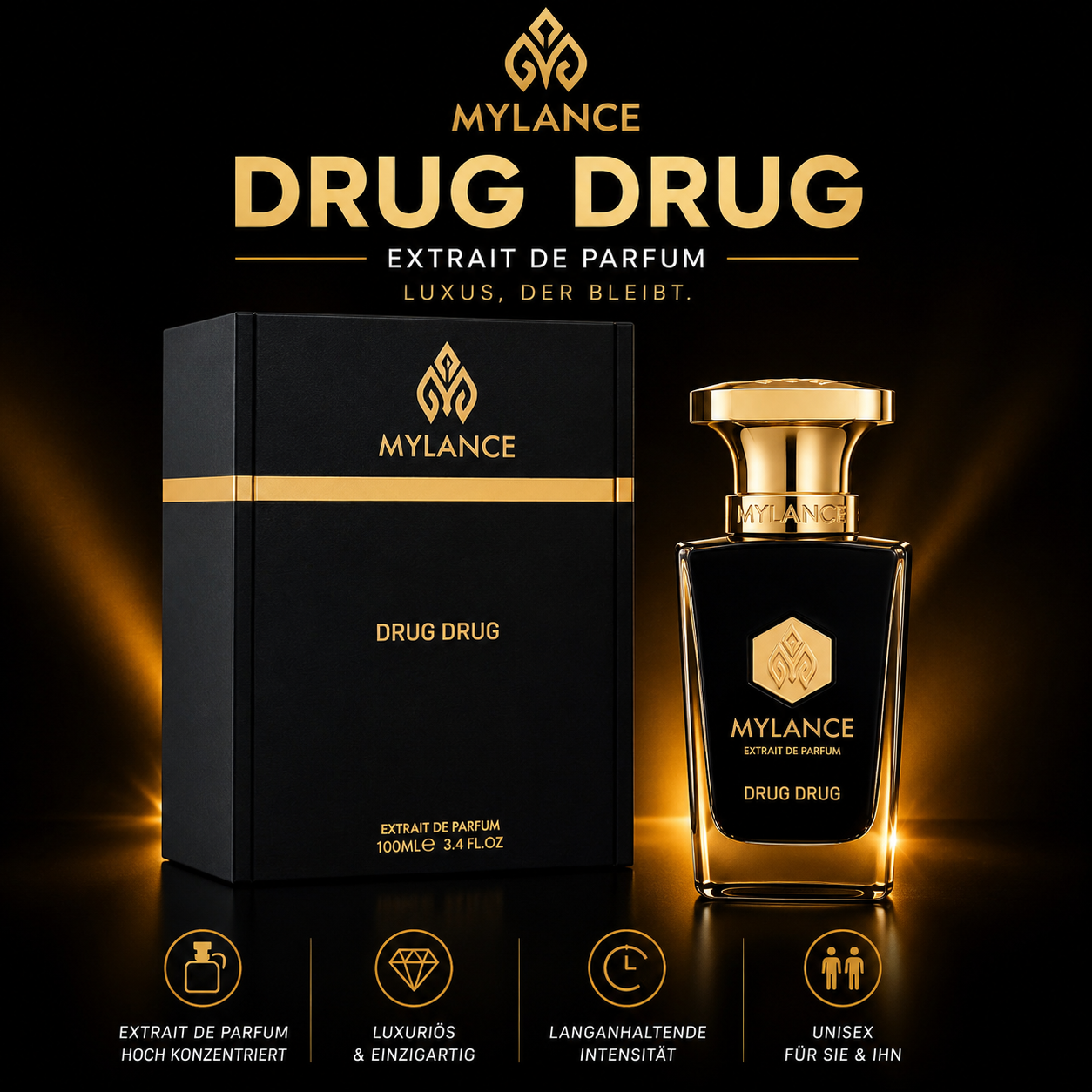 MYLANCE Drug Drug Extrait de Parfum 100 ml – Unisex