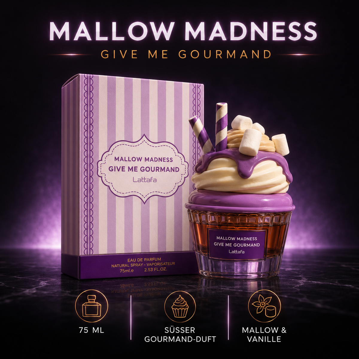 Lattafa Give Me Gourmand Mallow Madness Eau de Parfum 75 ml