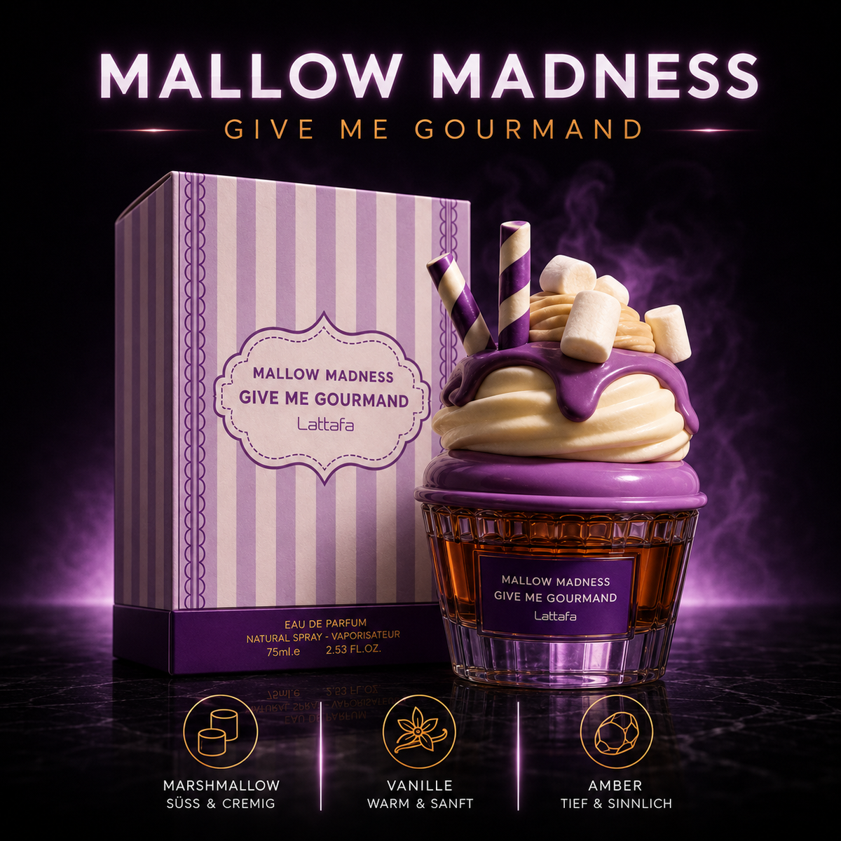 Lattafa Give Me Gourmand Mallow Madness Eau de Parfum 75 ml
