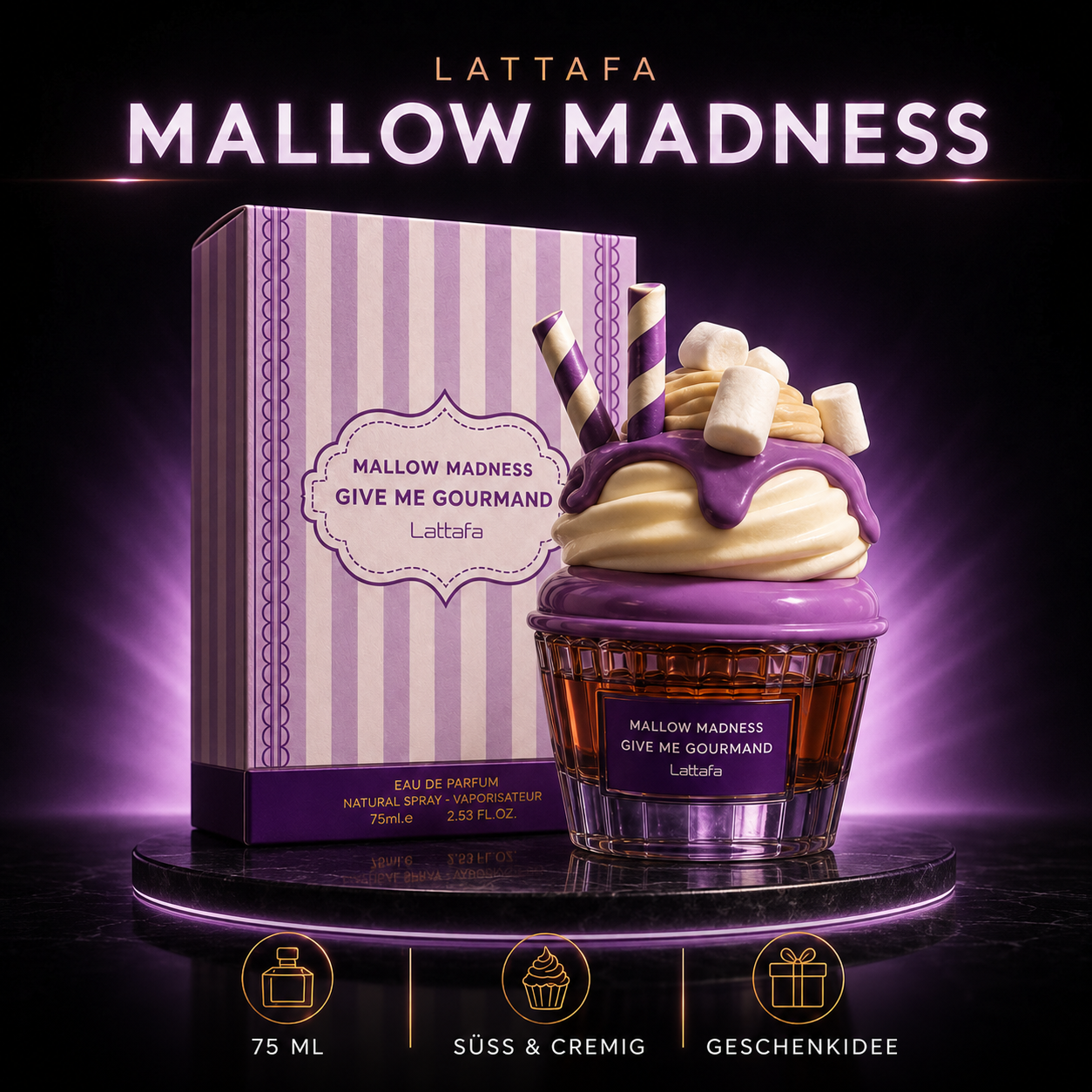 Lattafa Give Me Gourmand Mallow Madness Eau de Parfum 75 ml