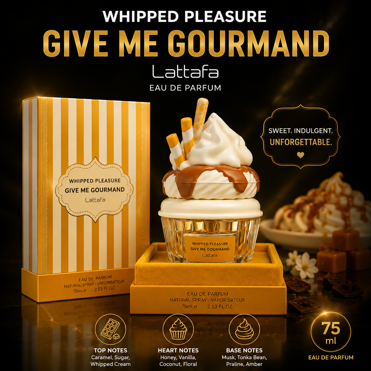 Lattafa Give Me Gourmand Whipped Pleasure Eau de Parfum 75 ml