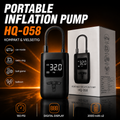 HQ-058 Tragbare elektrische Luftpumpe – bis 150 PSI mit Digitaldisplay