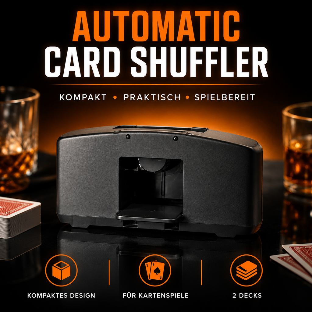 Automatischer Kartenmischer für 2 Kartendecks