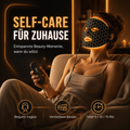 LED-Gesichtsmaske mit 7 Lichtprogrammen – flexible Silikonmaske mit Controller, Timer & USB-C