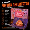 Happy Birthday Wunderbox mit 3D-Musikkarte und Überraschungsinhalt Für Mädchen
