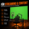 Mobiler Green Screen mit Stativ –199 x 112 cm für Streaming & Video |  PIXTHINK