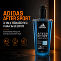 adidas After Sport 3-in-1 Duschgel für Körper, Haare & Gesicht – 600 ml