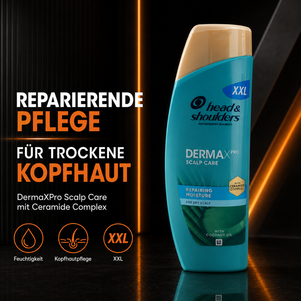 Head & Shoulders DermaXPro Repairing Moisture Anti-Schuppen-Shampoo – XXL