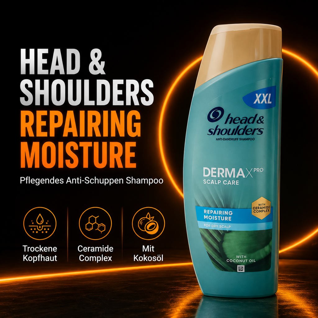 Head & Shoulders DermaXPro Repairing Moisture Anti-Schuppen-Shampoo – XXL
