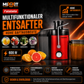 Fatabeta Multifunktionaler Entsafter mit 2 Geschwindigkeitsstufen