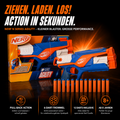 NERF N Series Agility Blaster – 6-Dart-Trommel inkl. 12 N1 Darts, ab 8 Jahren
