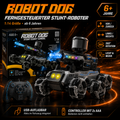 YL-118 Robot Dog 8-Rad RC Stuntfahrzeug – 360° Action, Licht & Musik, 2,4 GHz