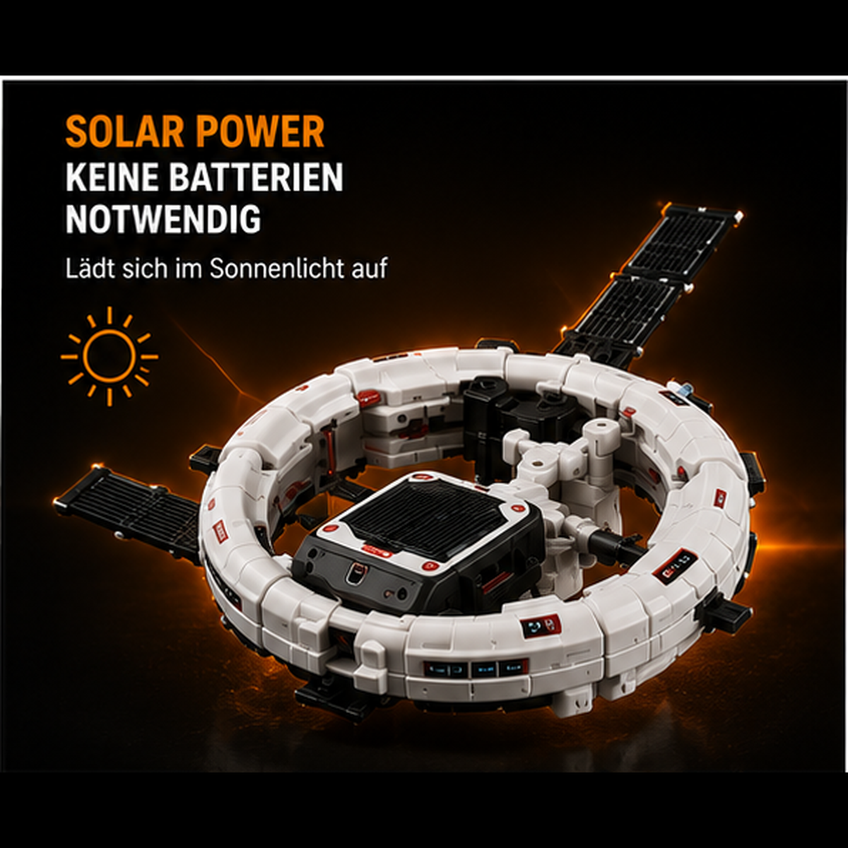 6-in-1 Solar Robot Creation Kit – STEM Roboter-Bausatz mit Solarantrieb ab 8 Jahren