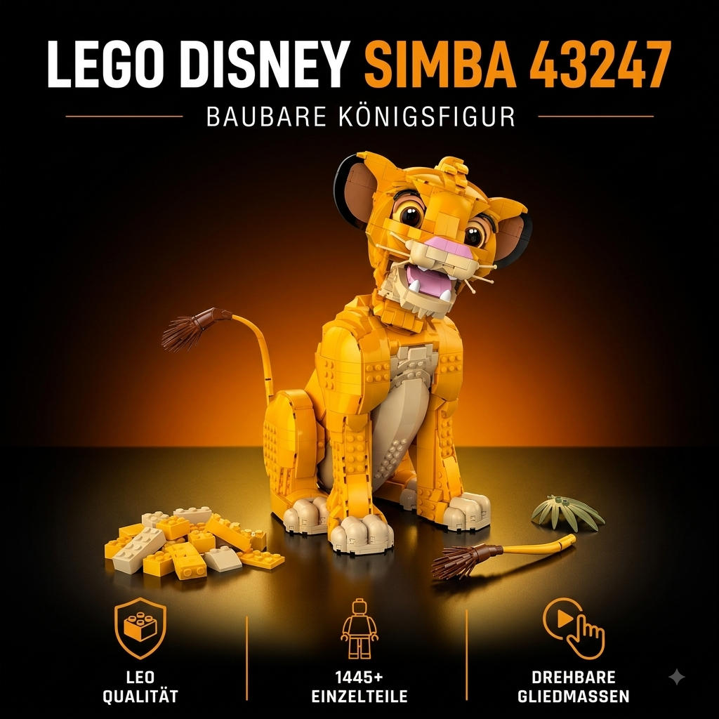 LEGO® ǀ Disney 43247 – Simba, der junge König der Löwen